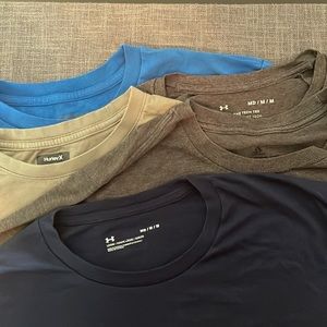 5 men’s medium shirts